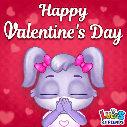 Valentines Day Love GIF by Lucas and Friends by RV AppStudios