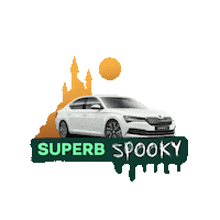 Halloween Car Sticker by Škoda Global