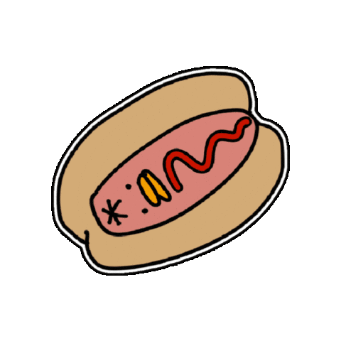 eesujinn giphygifmaker duck hotdog 오리 Sticker