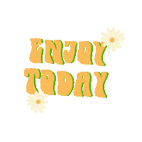 Elowyn Makes Art Enjoy Today Sticker by Elowyn