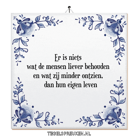 Respect Wijsheid Sticker by Tegelspreuken.nl