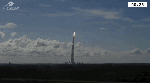 europeanspaceagency giphyupload fire rocket launch GIF