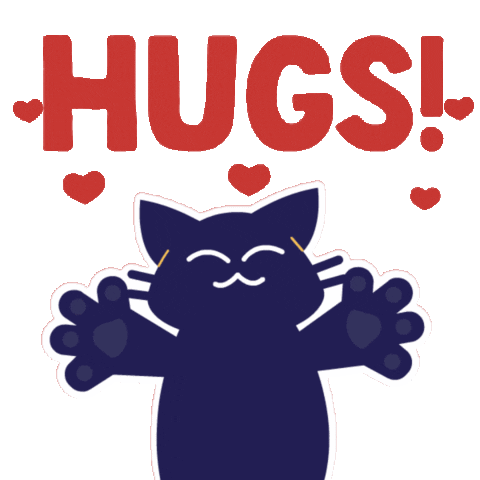 Cat Heart Sticker