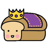 queen king Sticker by Loof and Timmy