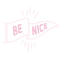 pink be nice Sticker by Nice Branding Agency