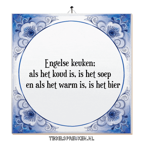 Bier Nl Sticker by Tegelspreuken.nl