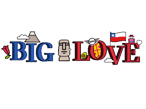 Biglove Sticker by MINI Latin America & the Caribbean