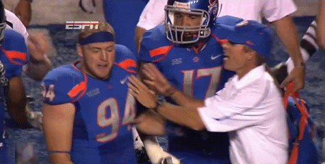 college football face punch GIF