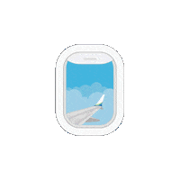 Airplane Window Sticker by Alaska Airlines