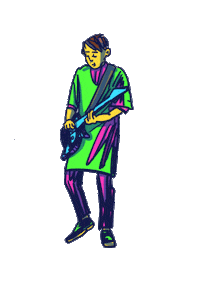 razzzsz electropop razz hiroshimadandys Sticker