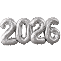 Happy New Year Balloon Sticker by Baruch Geuze