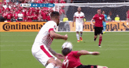 euro 2016 falling GIF by Sporza