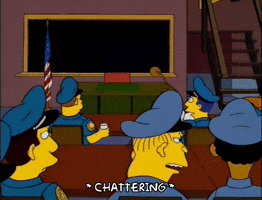 chattering season 6 GIF