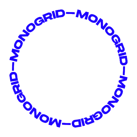 Logo Monogrid Sticker by Digital Interactive Studio