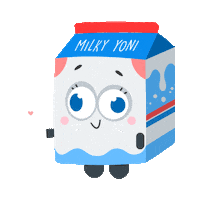 Milk Leche Sticker by LIBERTOONIA