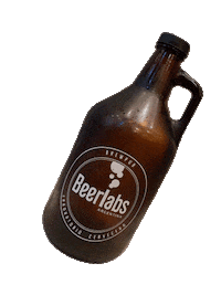 Beerlabs beer glass growler beer glass Sticker