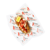 cousins_mainelobster food roll seafood maine Sticker