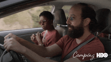 brett gelman middle finger GIF by Camping