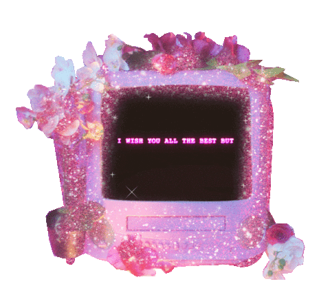 Pink Tv Love Sticker by Raheaven