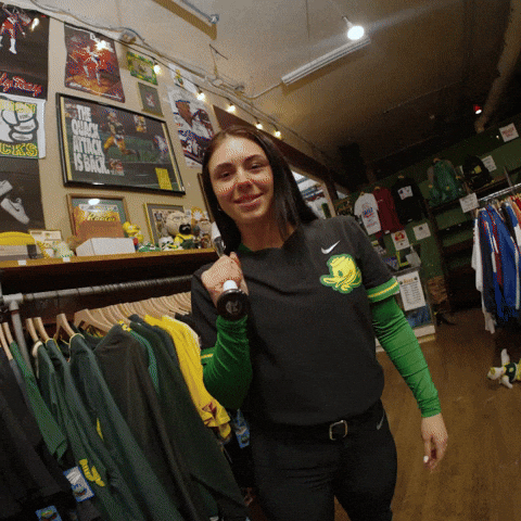 Softball Oregon GIF by GoDucks