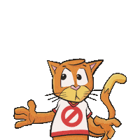 Scaredy Cat Jaw Drop Sticker by VeeFriends