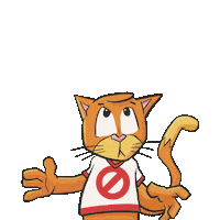 Look Up Scaredy Cat Sticker by VeeFriends