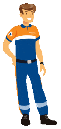 Protec_Paris_Seine uniform first aid uniforme pompier Sticker