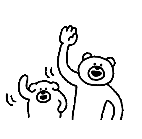 See Ya Hello Sticker by takadabear
