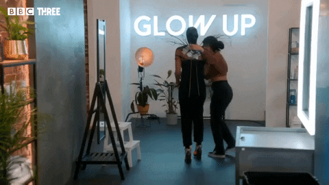 Glow Up Make-Up GIF by BBC Three