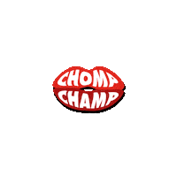 Chomp Champ Sticker by Tindle Foods
