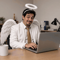 Angel Devil GIF by Omer Studios