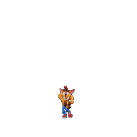 3D Sticker by Crash Bandicoot