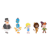 Animation Walking Sticker by Mundo Bita