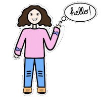 mariahcreates hello hi hey its me Sticker