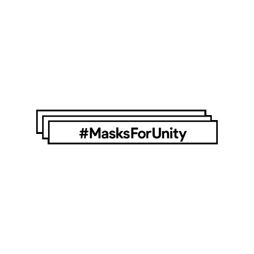 Masksforunity giphyupload love covid coronavirus Sticker
