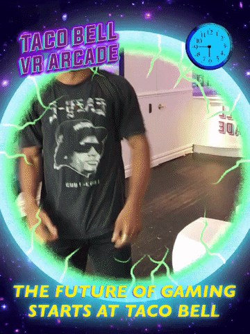 vrarcade GIF by Taco Bell VR Arcade