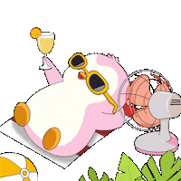 Girl Chilling Sticker by Pudgy Penguins