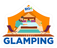 glamping Sticker