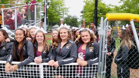 college cheerleading GIF by Gannon University
