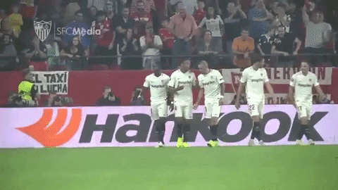 celebration sevillafc GIF by Sevilla Fútbol Club