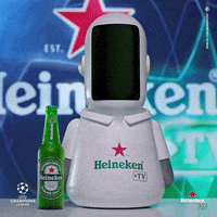 HeinekenBr cheers futebol ucl cerveja GIF