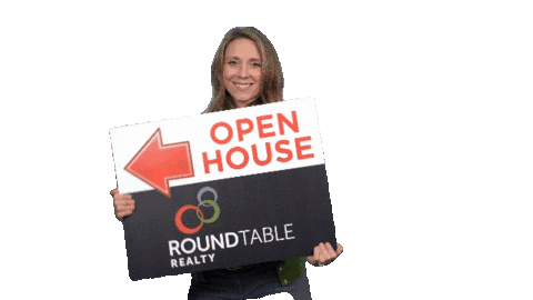 Open House Sale Sticker by Round Table Realty