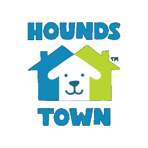 HoundsTown dog dogs dog daycare dog lovers Sticker