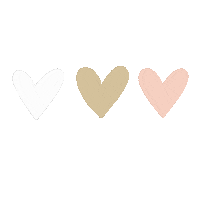 Three Hearts Heart Sticker