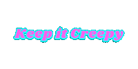 Punk Stay Creepy Sticker by SpoopyDrws