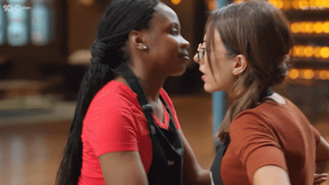 Besties Hug GIF by MasterChefAU