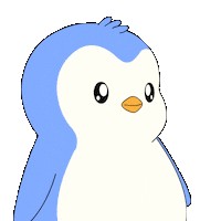 Eyes Wide Open Wow Sticker by Pudgy Penguins