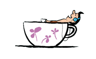 Relaxing Good Morning Sticker by Sam Omo
