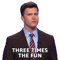 Colin Jost Sticker by Jeopardy!