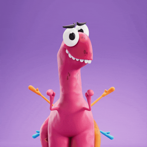 Tell Me Hello GIF by Claynosaurz